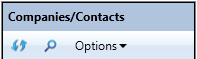 An image showing the Address Book Catalog toolbar in the Estimating Management Console
